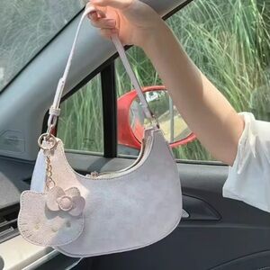 Hello kitty Pink Checkered Women's Bag